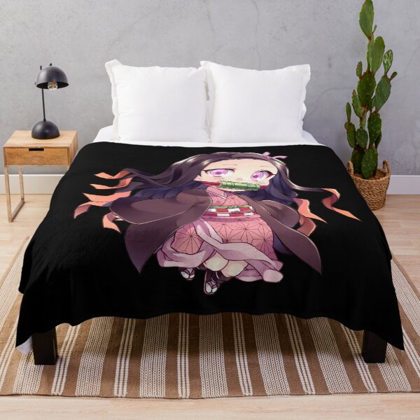 Nezuko Anime ic Throw Blanket