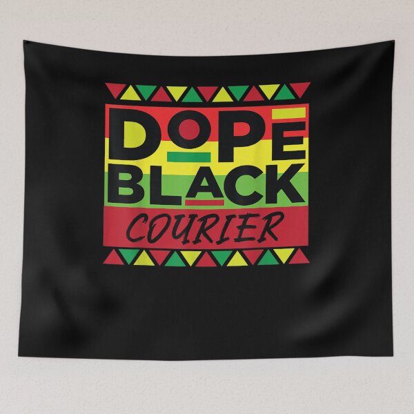 Item preview, Dope Black Courier Unapologetically African American Melanin Gift  designed and sold by rubysheila.
