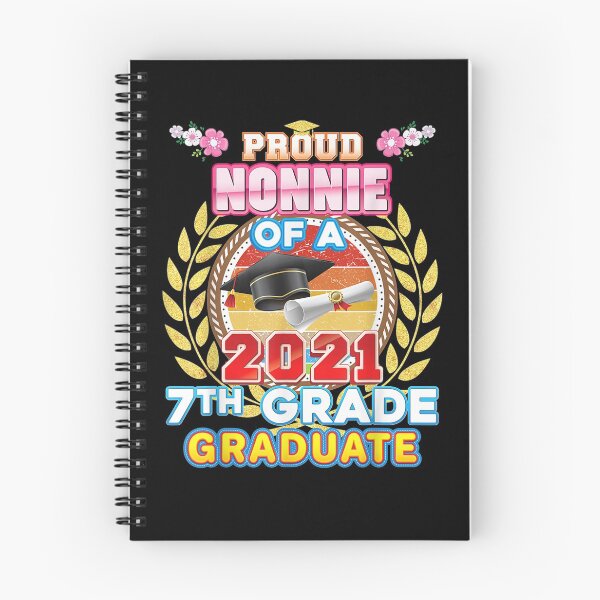Item preview, Proud Nonnie Of A 2021 7th Grade Graduate Last Day School Gift  designed and sold by lindafrances.