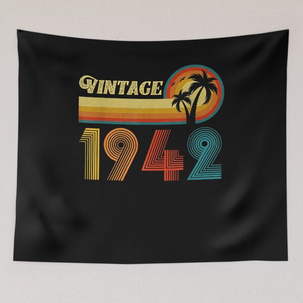 Item preview, 79 Years Old Gift Women Men Vintage 1942 Retro 79th Birthday  designed and sold by rubysheila.