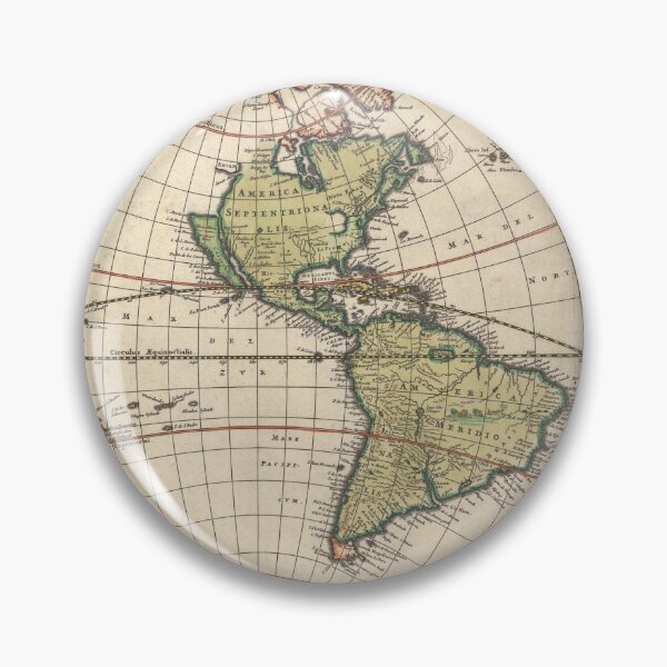 Item preview, Antique map of the world in 1690, Novissima Totius Terrarum Orbis Tabula designed and sold by ganje.