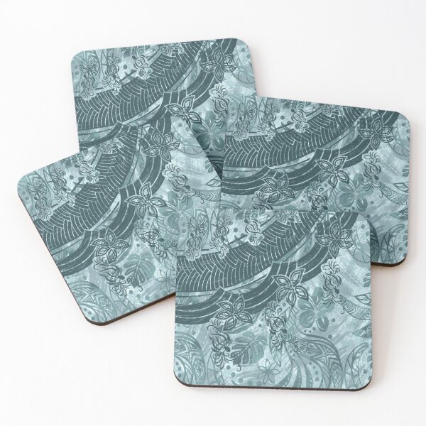 Item preview, Hawaiian Painted Ocean Blue designed and sold by sunnthreads.
