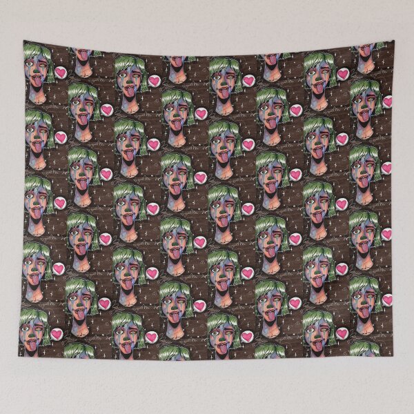 Item preview, Blech Woman Green Hair Tongue Out Marker Portrait Art designed and sold by stellarochonart.