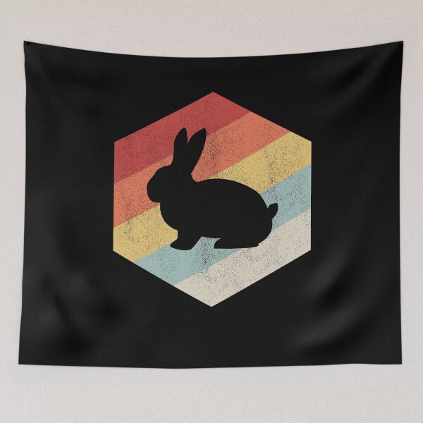 Item preview, funny rabbit animal art retro vintage rabbit gifts designed and sold by alaechamlal.