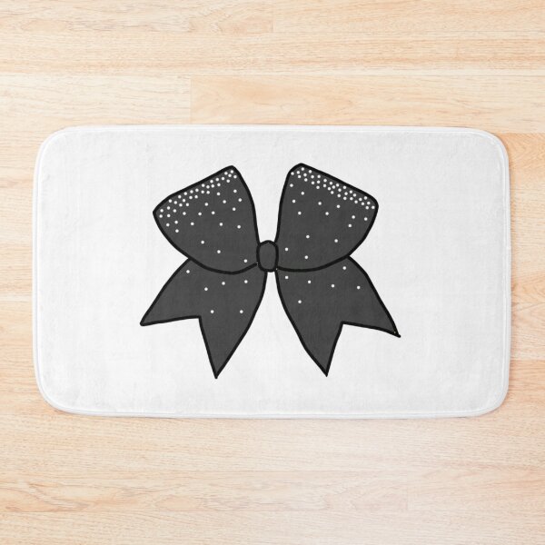 Item preview, Black Glitter Cheer Bow designed and sold by kenzieestickers.