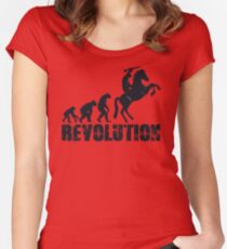 Caesars Revolution Tailliertes Rundhals-Shirt