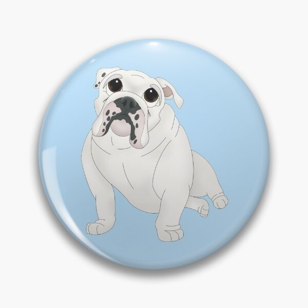 Item preview, Cartoony Bulldog Illustration designed and sold by pawtraitdreams.
