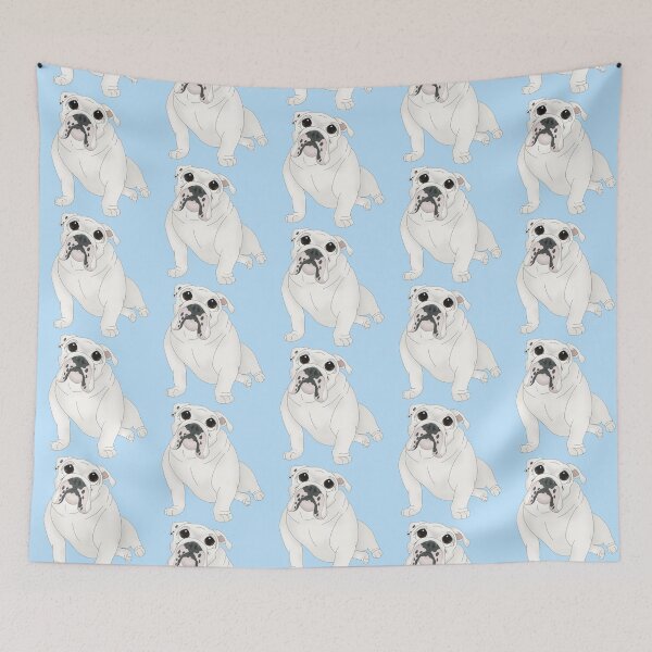 Item preview, Cartoony Bulldog Illustration designed and sold by pawtraitdreams.