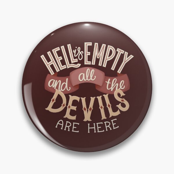 Item preview, Shakespeare Insult - All The Devils Are Here - Simple Version designed and sold by Kit Cronk.