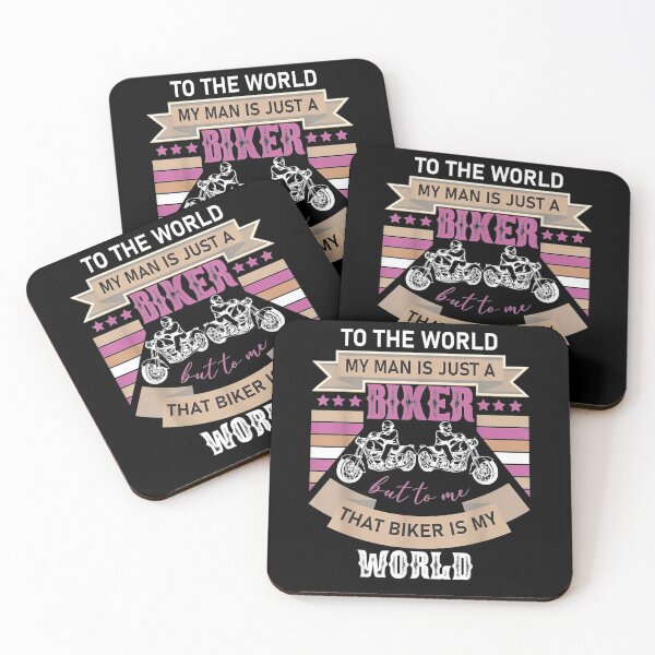 Item preview, To The World My Man Is Just A Biker Motorcycle Gf Gift  designed and sold by lindafrances.