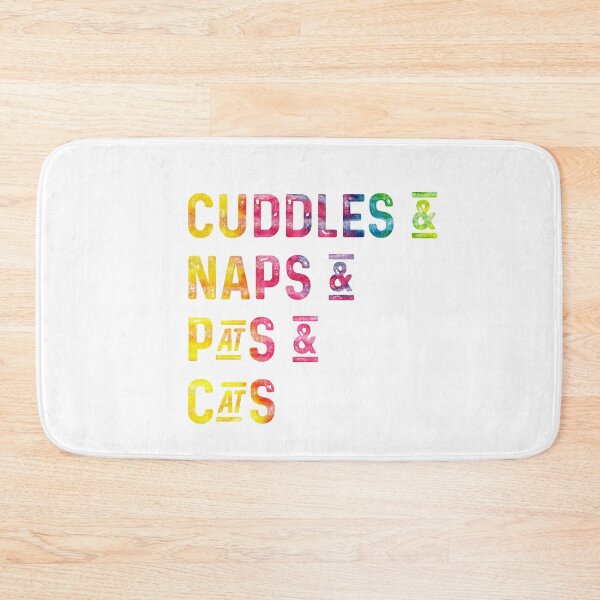 Item preview, Cuddles and naps and pats and cats designed and sold by UncleStuScience.