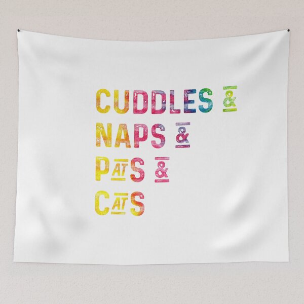 Item preview, Cuddles and naps and pats and cats designed and sold by UncleStuScience.