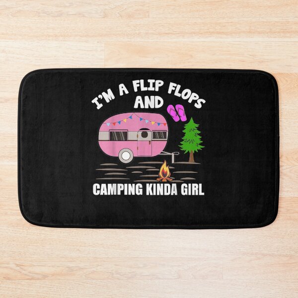 Item preview, Camping Lover I'm A Flip Flops And Camping Kinda Girl Gift  designed and sold by rubysheila.