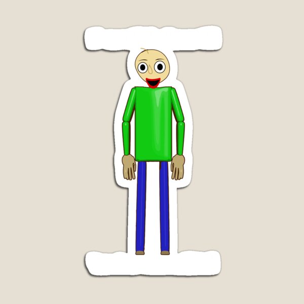 Baldi Magnets Redbubble - itsfunneh roblox obby escape the bowling alley