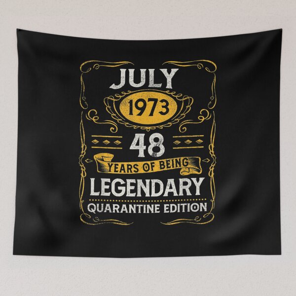 Item preview, 48 Years Old Vintage July 1973 48th Birthday Quarantine Gift  designed and sold by lindafrances.