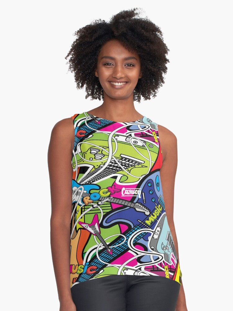 Item preview, Sleeveless Top designed and sold by CASUON.