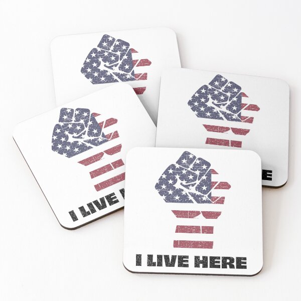 Item preview, Black Lives Matter | I Live Here | BLM designed and sold by Tasha McGlashan.