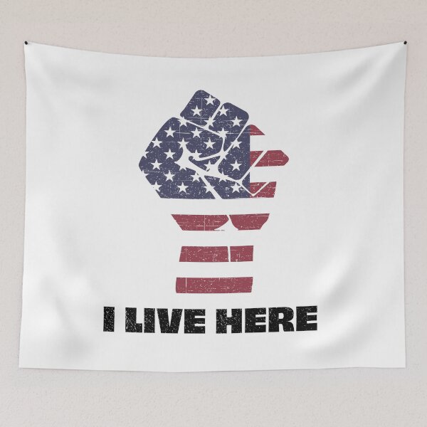Item preview, Black Lives Matter | I Live Here | BLM designed and sold by Tasha McGlashan.