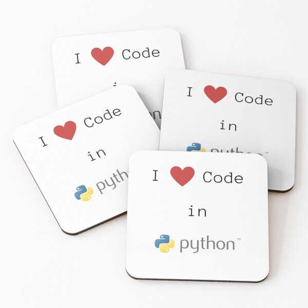 Item preview, I love Code in Python designed and sold by lsepolis123.