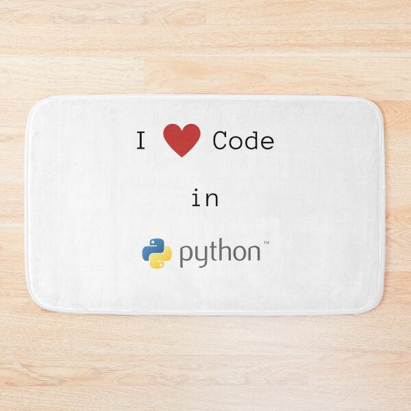 Item preview, I love Code in Python designed and sold by lsepolis123.