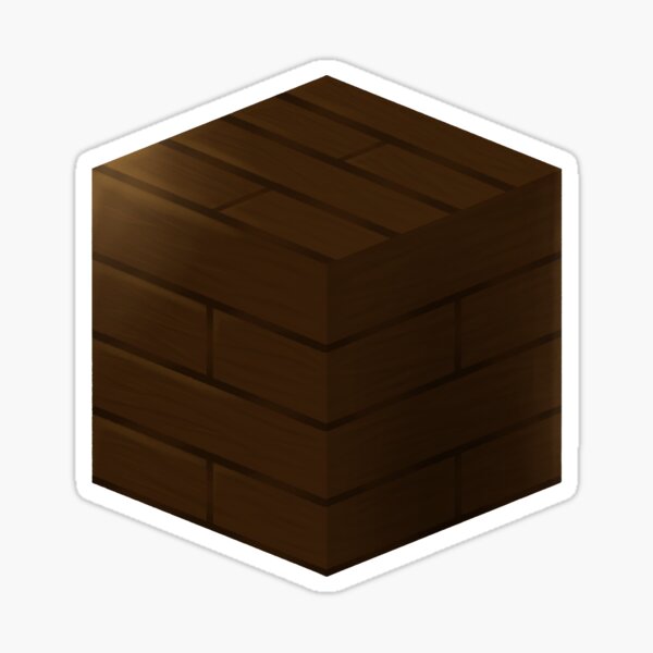 Item preview, Dark Oak Planks designed and sold by dorkohexar.