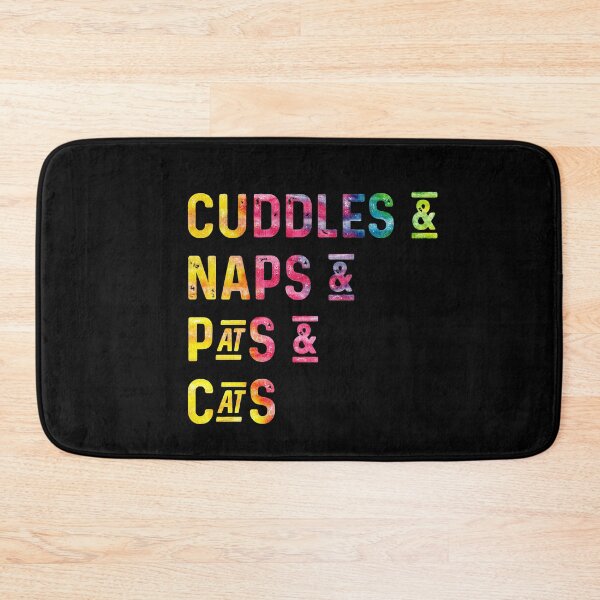 Item preview, Cuddles and naps and pats and cats designed and sold by UncleStuScience.
