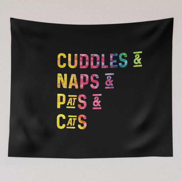 Item preview, Cuddles and naps and pats and cats designed and sold by UncleStuScience.
