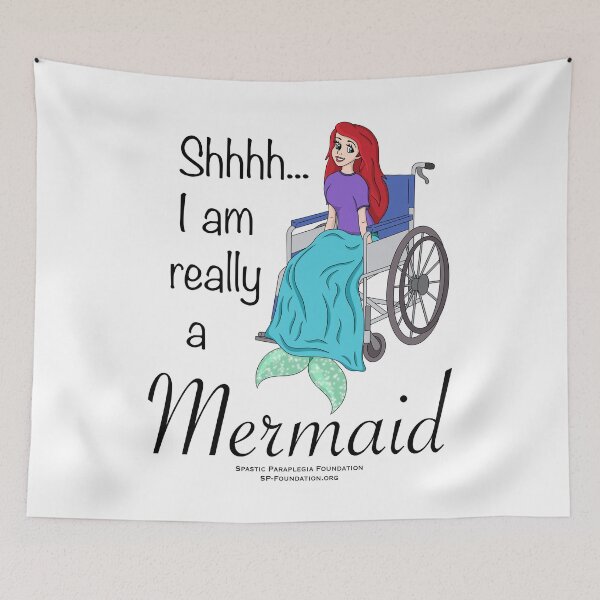 Item preview, “I Am Really A Mermaid” 1 designed and sold by Spastic Paraplegia.