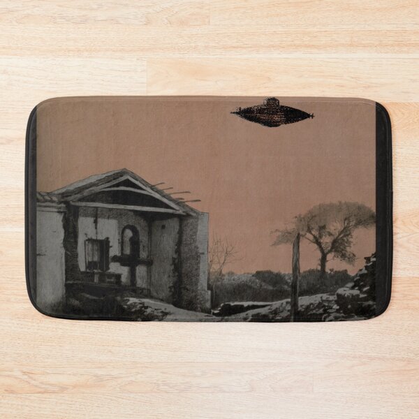 Item preview, UFO | Abandoned village | Vintage photograph designed and sold by spinolator.