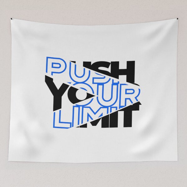 Item preview, Push Your Limit T-Shirt, Motivation Quotes T-Shirt. designed and sold by OAPod.