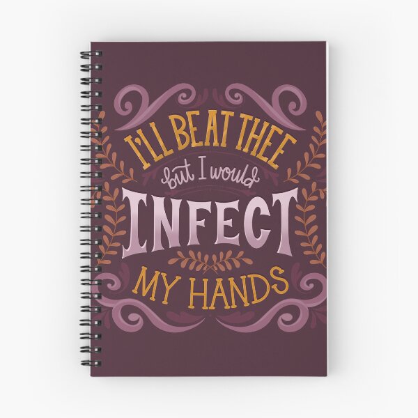 Item preview, Shakespeare Quote Insult - Beat Thee Infect Hands designed and sold by Kit Cronk.