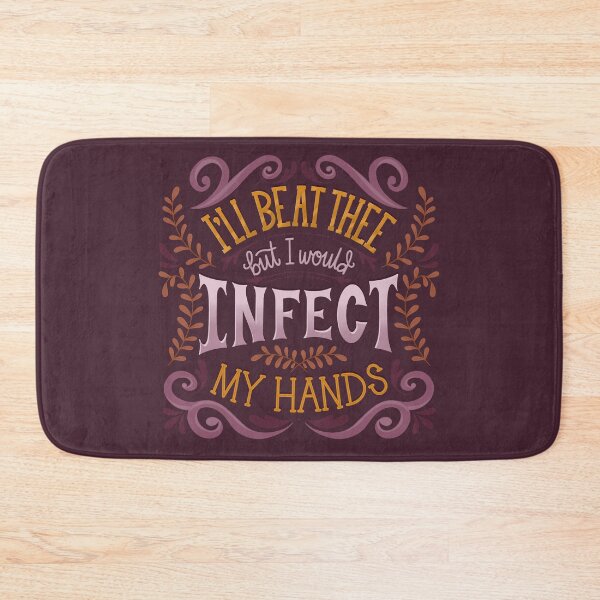 Item preview, Shakespeare Quote Insult - Beat Thee Infect Hands designed and sold by Kit Cronk.