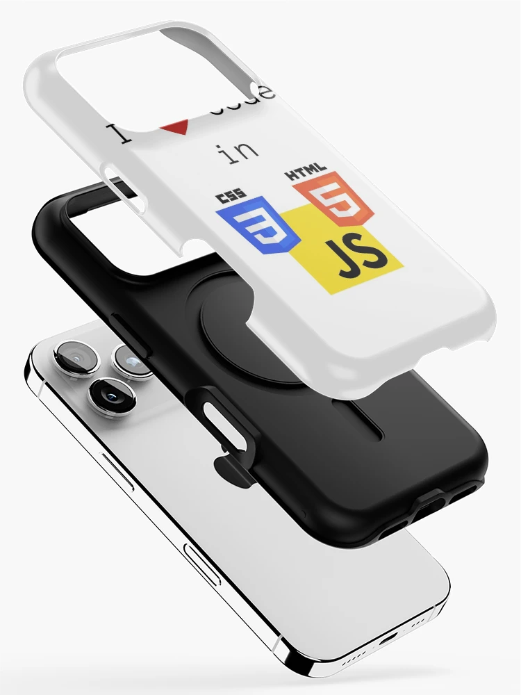 Thumbnail 2 of 4, iPhone Case, I love to Code in HTML5/CSS3/JavaScript designed and sold by lsepolis123.