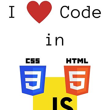 Artwork thumbnail, I love to Code in HTML5/CSS3/JavaScript by lsepolis123