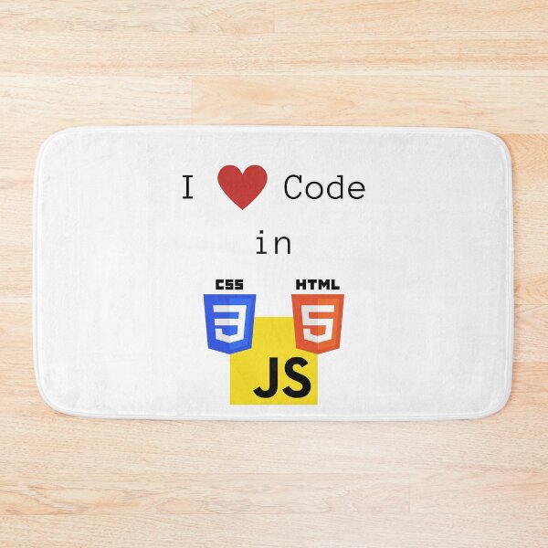 Item preview, I love to Code in HTML5/CSS3/JavaScript designed and sold by lsepolis123.