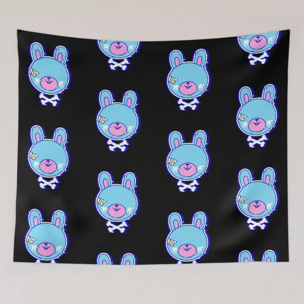 Item preview, Cute Kawaii Goth Bunny Glitch Creepy Pastel Goth Vaporwave designed and sold by swiftyspade.