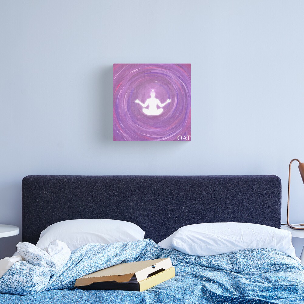 Crown Chakra Meditation Canvas Print