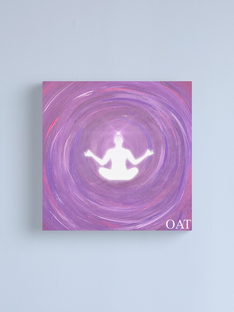 Alternate view of Crown Chakra Meditation Canvas Print