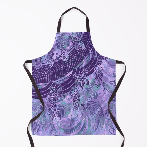Item preview, Hawaiian Purple Haze Painted Tribal Jungle designed and sold by sunnthreads.