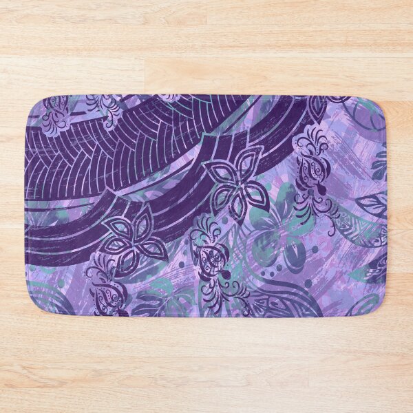 Item preview, Hawaiian Purple Haze Painted Tribal Jungle designed and sold by sunnthreads.