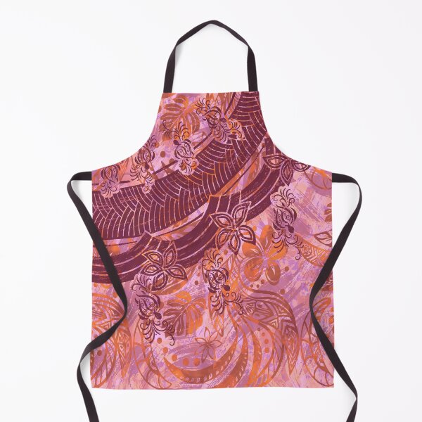 Item preview, Hawaiian Coral Painted Tribal Art designed and sold by sunnthreads.