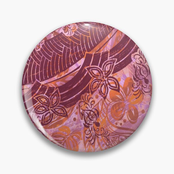 Item preview, Hawaiian Coral Painted Tribal Art designed and sold by sunnthreads.