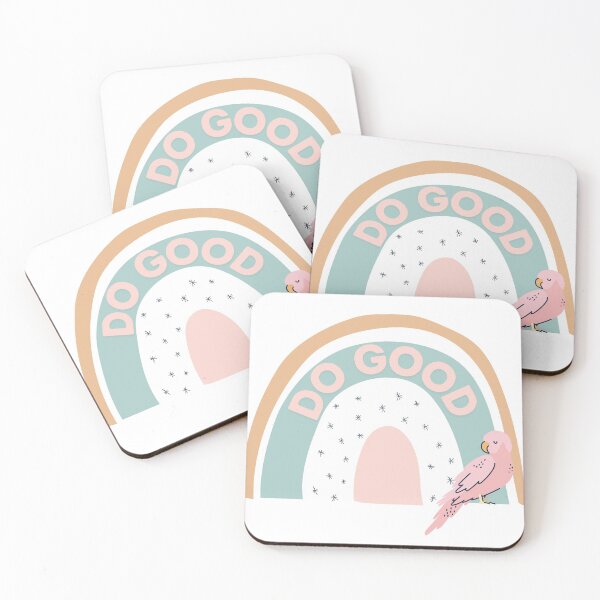 Item preview, Do good rainbow and bird cute pastel vibe designed and sold by TheWaterBirds.