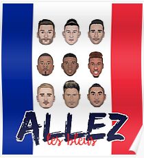 Allez les bleus Poster
