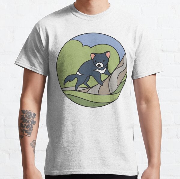 Round Tasmania: Devil Classic T-Shirt