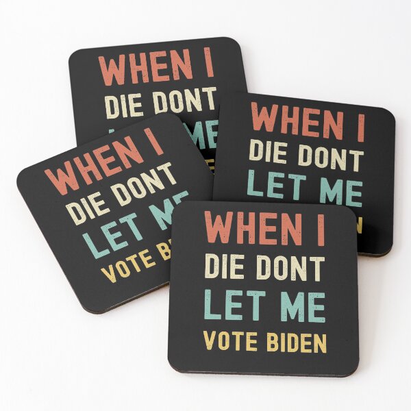 Item preview, When I Die Don't Let Me Vote Biden Vintage designed and sold by Anton Ashraf.