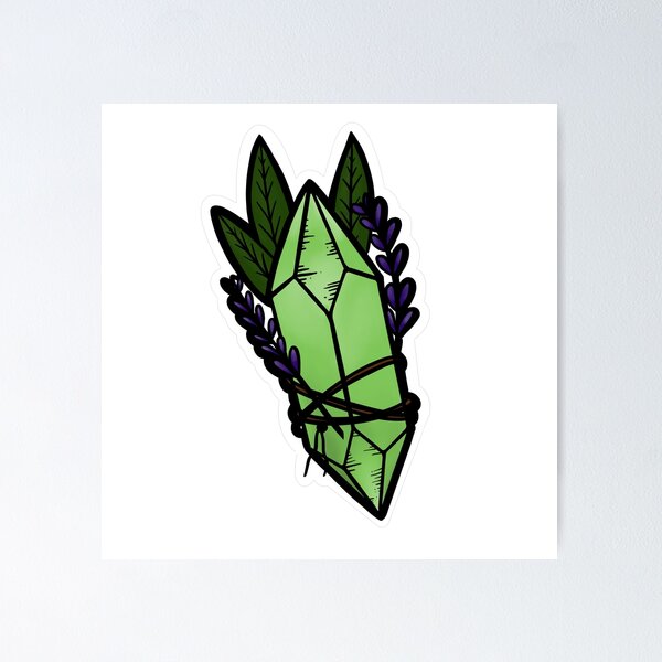Item preview, Crystal herb bundle green designed and sold by Lilbitdifferent.