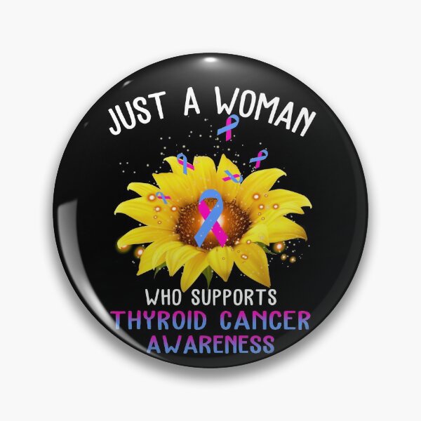Item preview, Just A Woman Who Supports Thyroid Cancer Awareness designed and sold by KirstybShop.