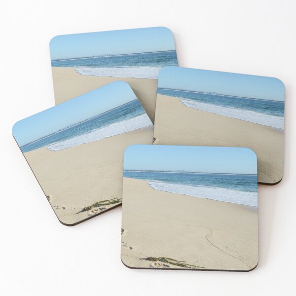 Item preview, Seaweed and footprints on a deserted beach. designed and sold by EAnneH.