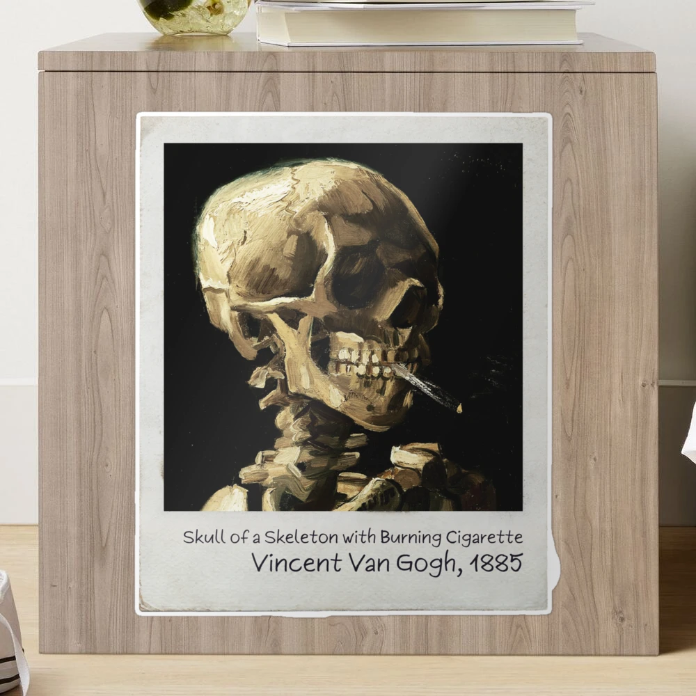Vincent Van Gogh - Skull of a Skeleton with Burning Cigarette
